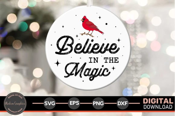 Believe in the Magic - Cardinal SVG