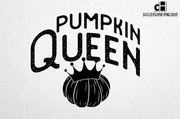 Fall Pumpkin Queen SVG Design